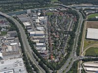 Nürnberg Maiach  Nürnberg Maiach mit Main Donau Kanal zwischen Frankenschnellweg und Hafenstr. : Luftaufnahmen Luftbild