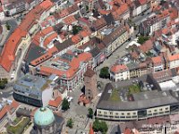 Nürnberg Sebalder Altstadt  Nürnberg Sebalder Altstadt Weißer Turm mit Karolinenstraße : Luftaufnahmen, Luftaufnahmen Luftbild