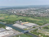 Erlangen  Erlangen Main Donau Kanal Industiegebiet Kraftwerk str Übersicht BAB A 3 Rednitzgrund : Luftaufnahmen