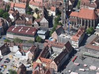 Nürnberg Altstadt St Sebald  Nürnberg Augustinerhof mit IHK Baustelle Haus der Wirtschaft : Luftaufnahmen