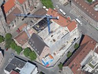 Nürnberg Altstadt St Sebald  Nürnberg IHK Baustelle Haus der Wirtschaft : Luftaufnahmen