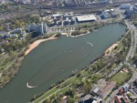 Nürnberg Wöhrd  Nürnberg Wöhrd Wöhrdersee Wöhrdersee Ausbau Freizeit Sandstrand : Luftbild