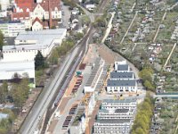 Nuernberg Nordostbahnhof  Nuernberg Kieslingstr  Baustelle Wohnanlage Joseph-Stiftung und WBG : Luftbild