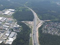 Nuernberg Altenfurt Feucht  Industriegebiet Feucht Ausbau der BAB A 6 : Luftaufnahmen